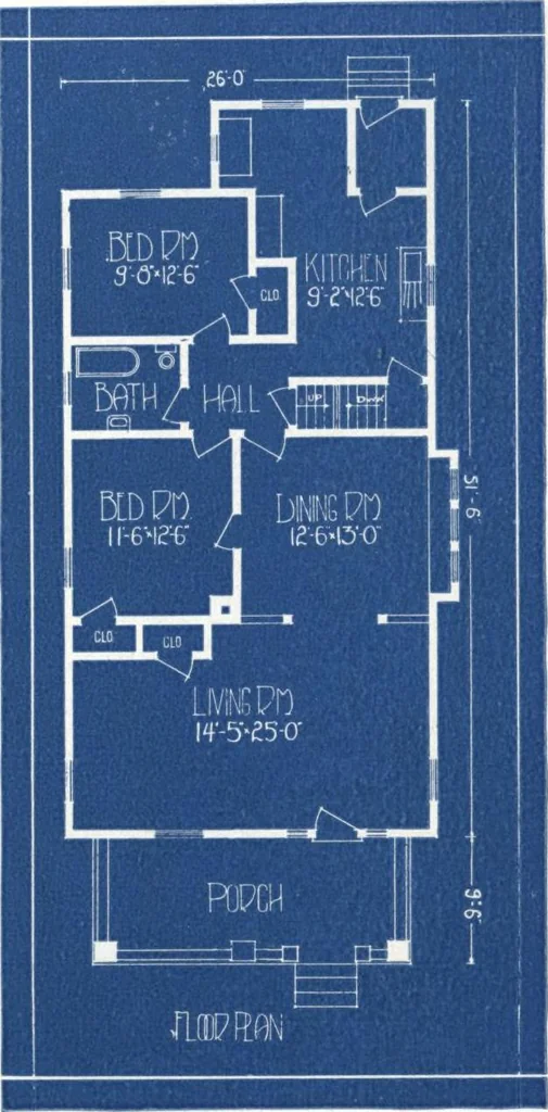An illustration from Architectural economy, vol. 1, 1920, leaf 60