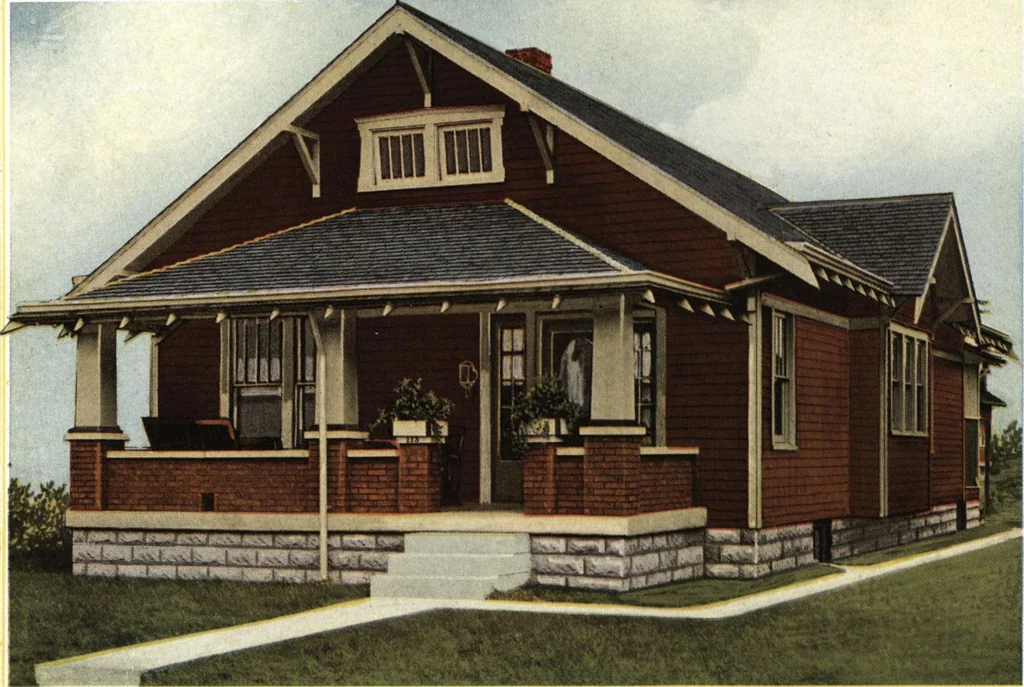 An illustration from Architectural economy, vol. 1, 1920, leaf 61
