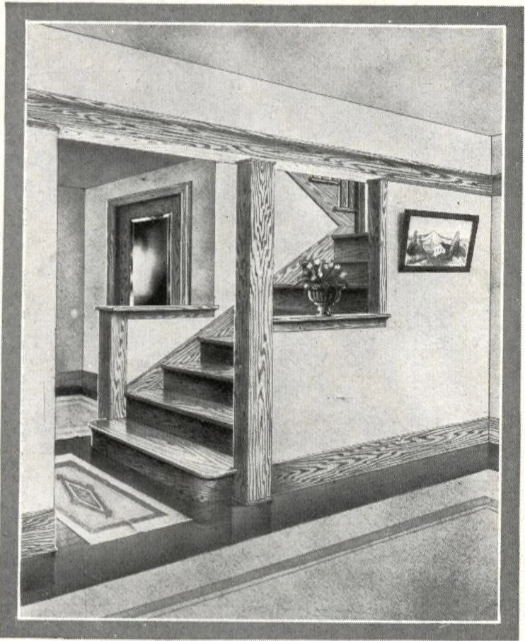 An illustration from Architectural economy, vol. 1, 1920, leaf 61