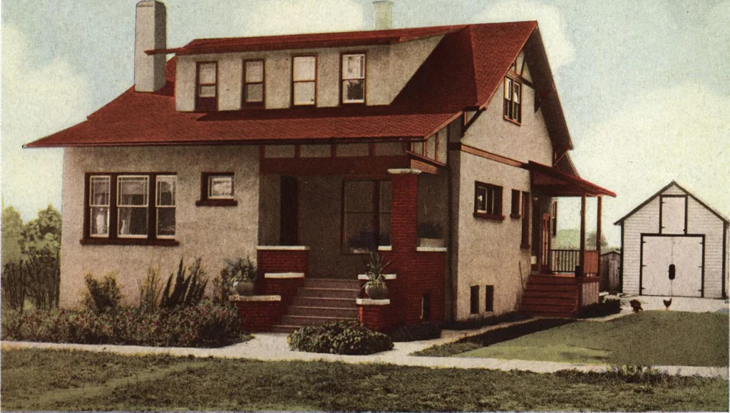An illustration from Architectural economy, vol. 1, 1920, leaf 64