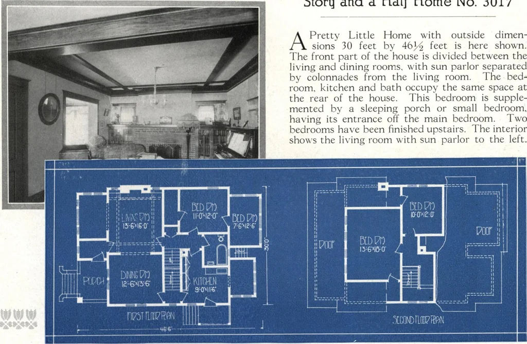 An illustration from Architectural economy, vol. 1, 1920, leaf 64