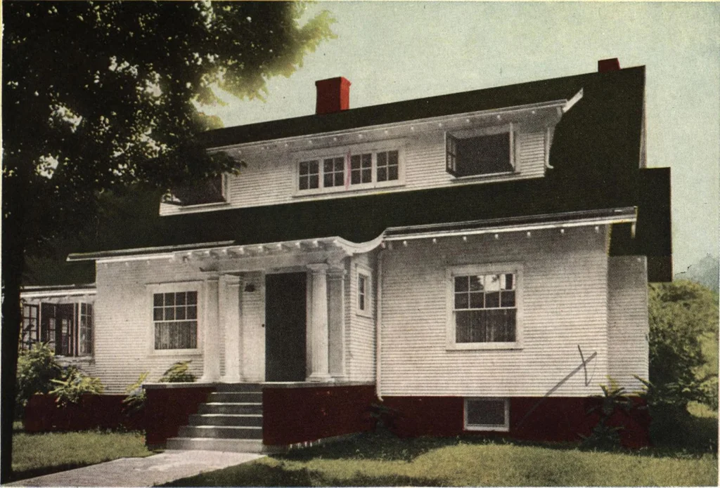 An illustration from Architectural economy, vol. 1, 1920, leaf 66
