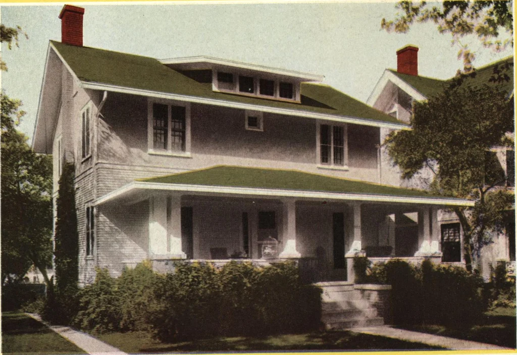 An illustration from Architectural economy, vol. 1, 1920, leaf 67