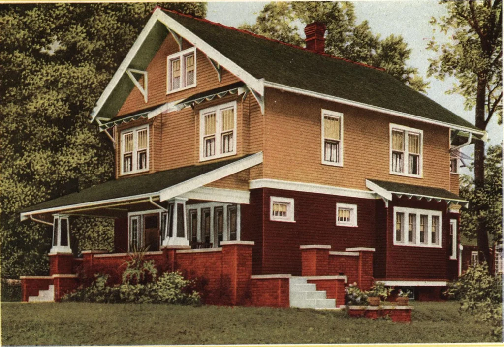 An illustration from Architectural economy, vol. 1, 1920, leaf 68