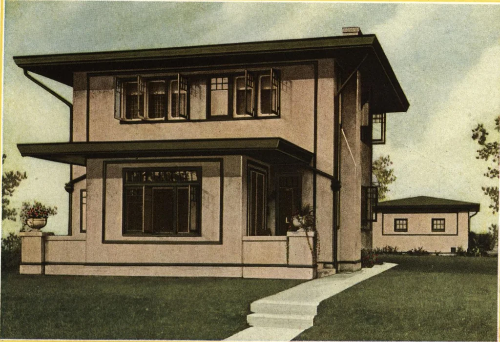 An illustration from Architectural economy, vol. 1, 1920, leaf 70