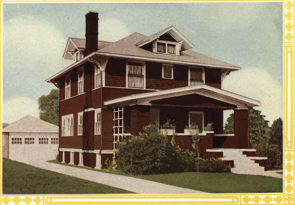 An illustration from Architectural economy, vol. 1, 1920, leaf 73