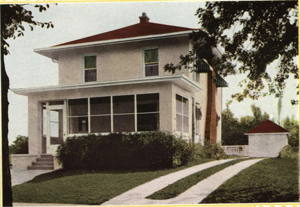An illustration from Architectural economy, vol. 1, 1920, leaf 76