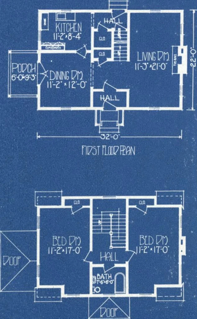 An illustration from Architectural economy, vol. 1, 1920, leaf 83