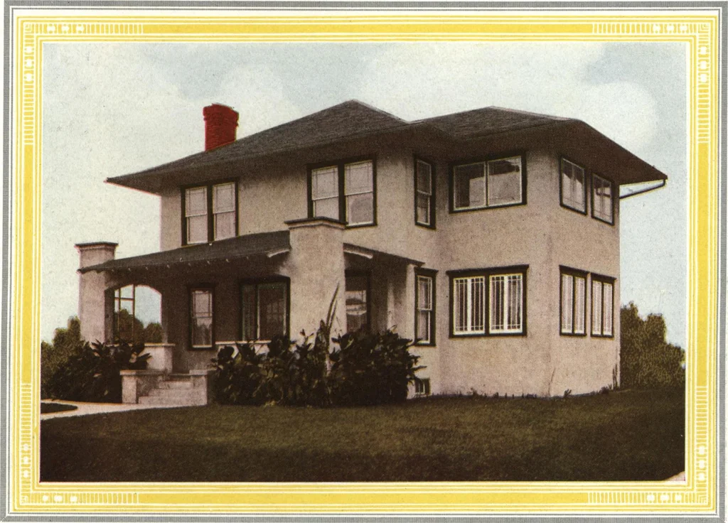 An illustration from Architectural economy, vol. 1, 1920, leaf 84
