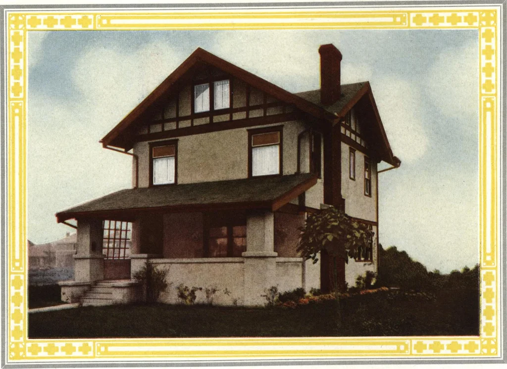 An illustration from Architectural economy, vol. 1, 1920, leaf 87
