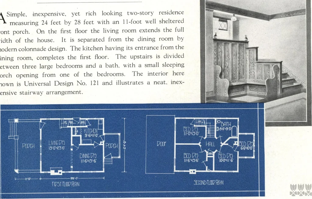 An illustration from Architectural economy, vol. 1, 1920, leaf 87