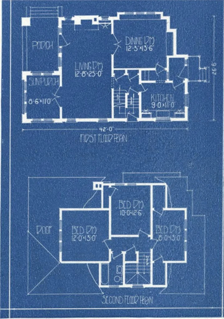 An illustration from Architectural economy, vol. 1, 1920, leaf 88