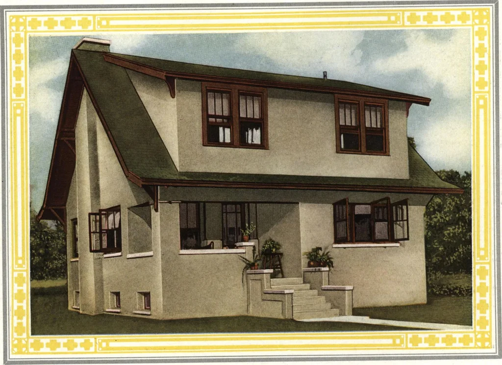 An illustration from Architectural economy, vol. 1, 1920, leaf 89