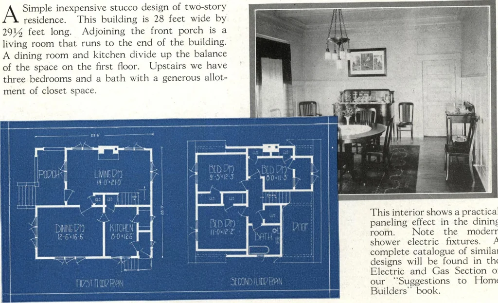 An illustration from Architectural economy, vol. 1, 1920, leaf 89