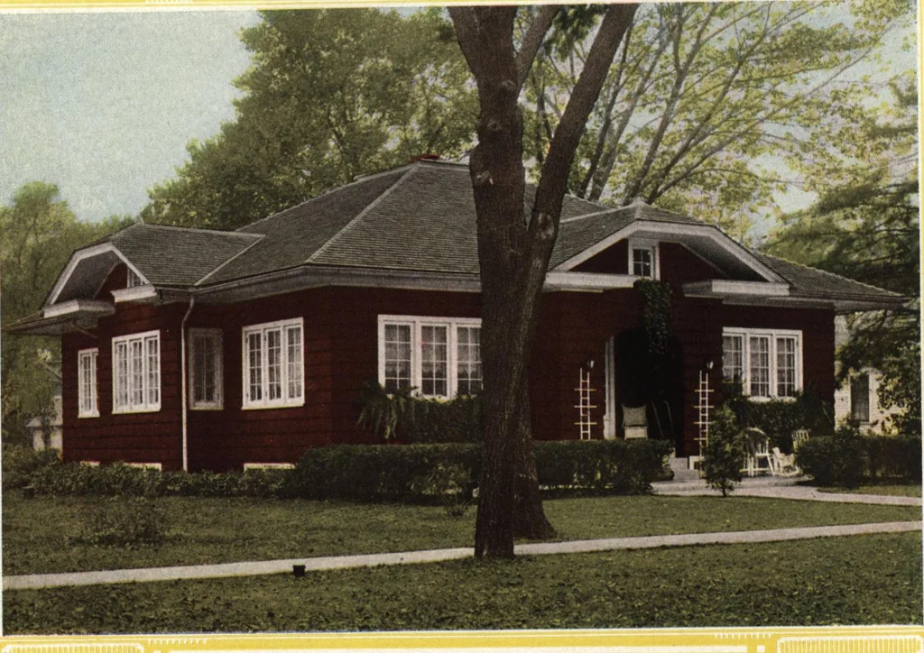 An illustration from Architectural economy, vol. 1, 1920, leaf 9