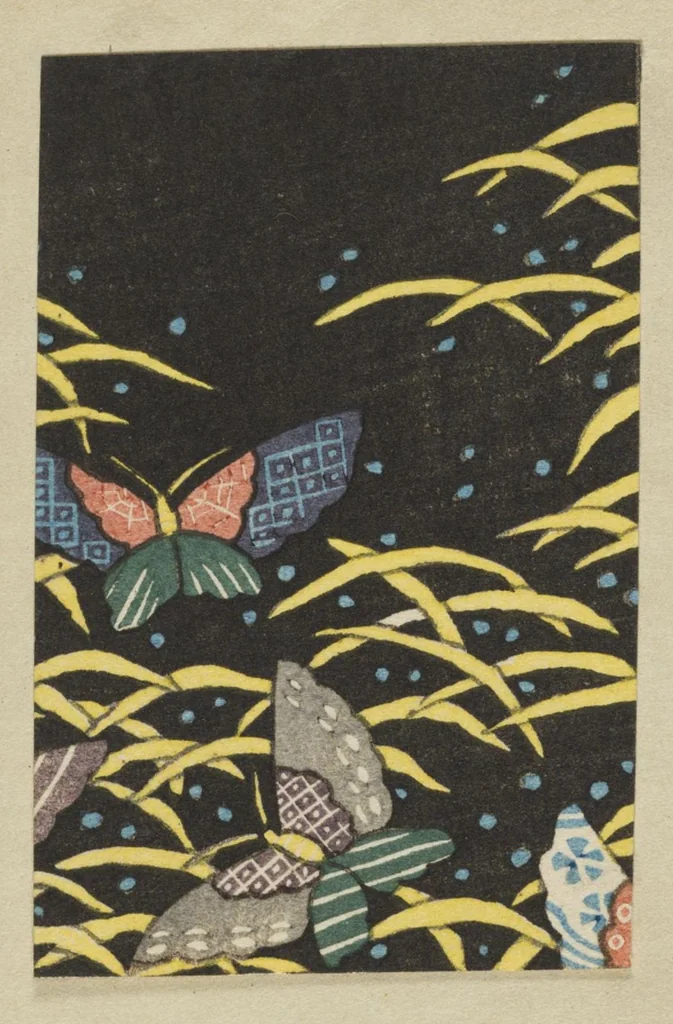 An illustration from [Japanese designs from Ukiyoe prints], 1860, leaf 34
