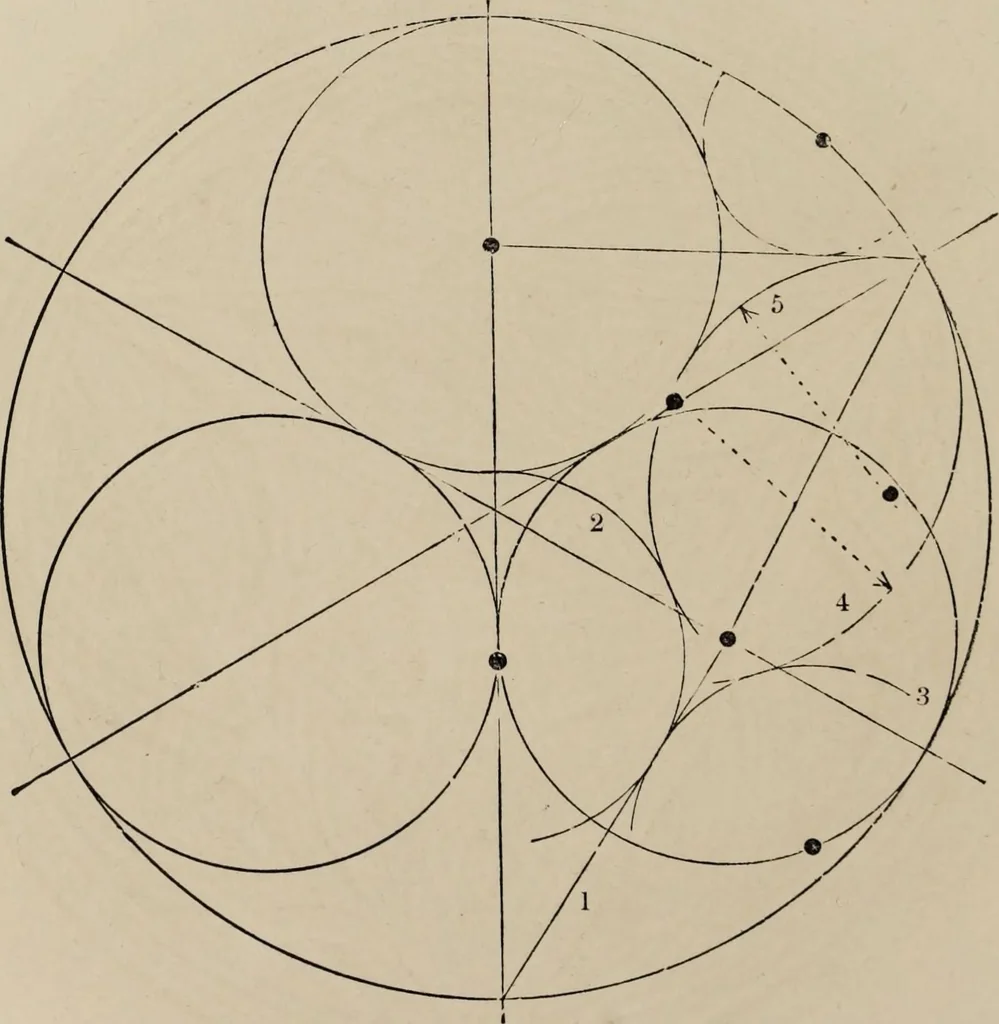 An illustration from The power of form applied to geometric tracery : one hundred designs and their foundations resulting from one diagram, 1851, leaf 111