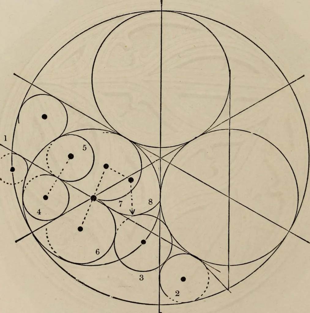 An illustration from The power of form applied to geometric tracery : one hundred designs and their foundations resulting from one diagram, 1851, leaf 113