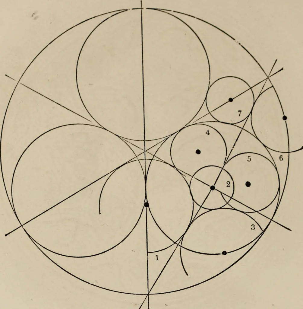 An illustration from The power of form applied to geometric tracery : one hundred designs and their foundations resulting from one diagram, 1851, leaf 115