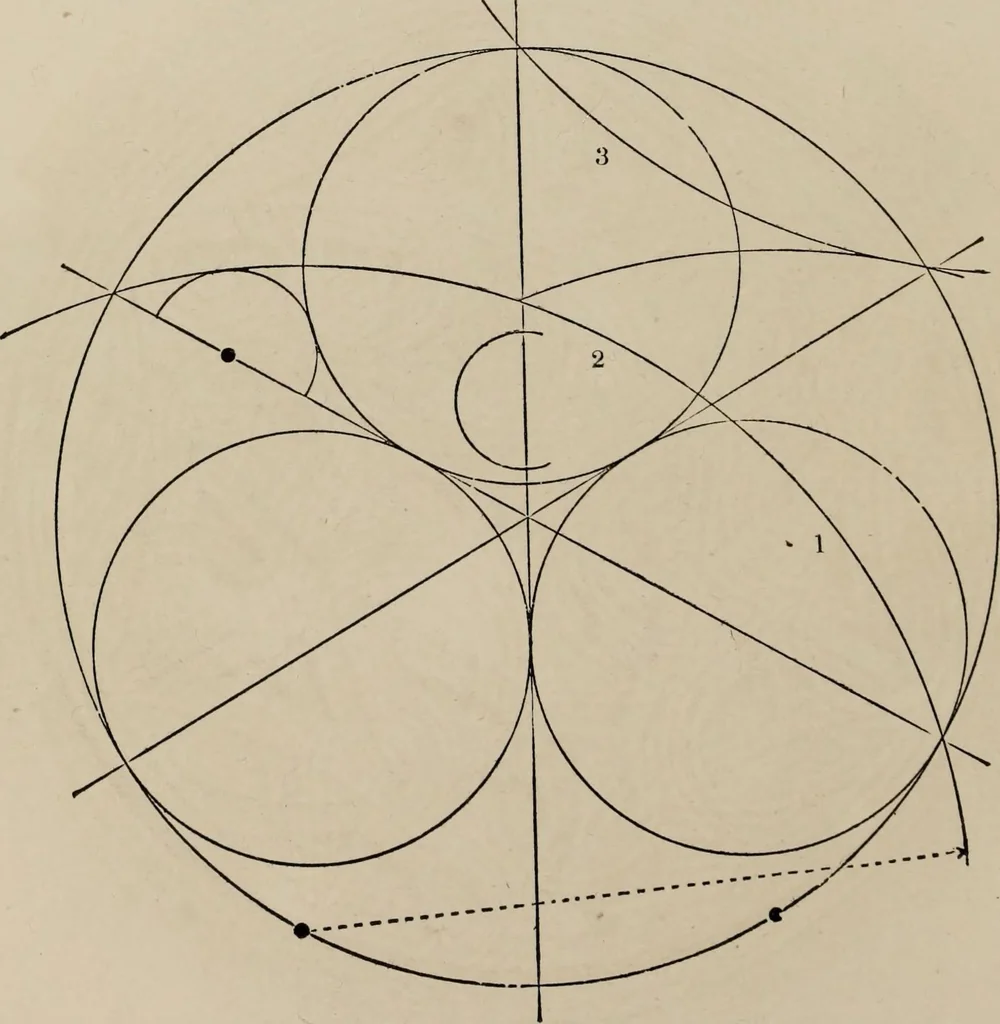 An illustration from The power of form applied to geometric tracery : one hundred designs and their foundations resulting from one diagram, 1851, leaf 115