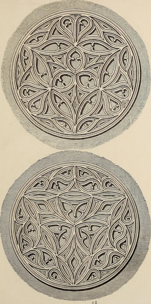 An illustration from The power of form applied to geometric tracery : one hundred designs and their foundations resulting from one diagram, 1851, leaf 118