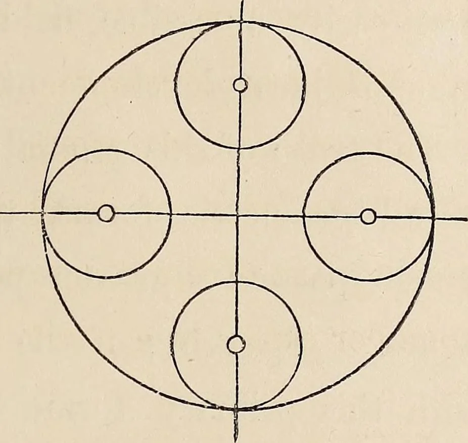 An illustration from The power of form applied to geometric tracery : one hundred designs and their foundations resulting from one diagram, 1851, leaf 20