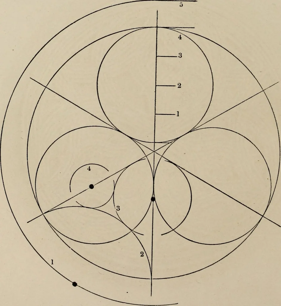 An illustration from The power of form applied to geometric tracery : one hundred designs and their foundations resulting from one diagram, 1851, leaf 41