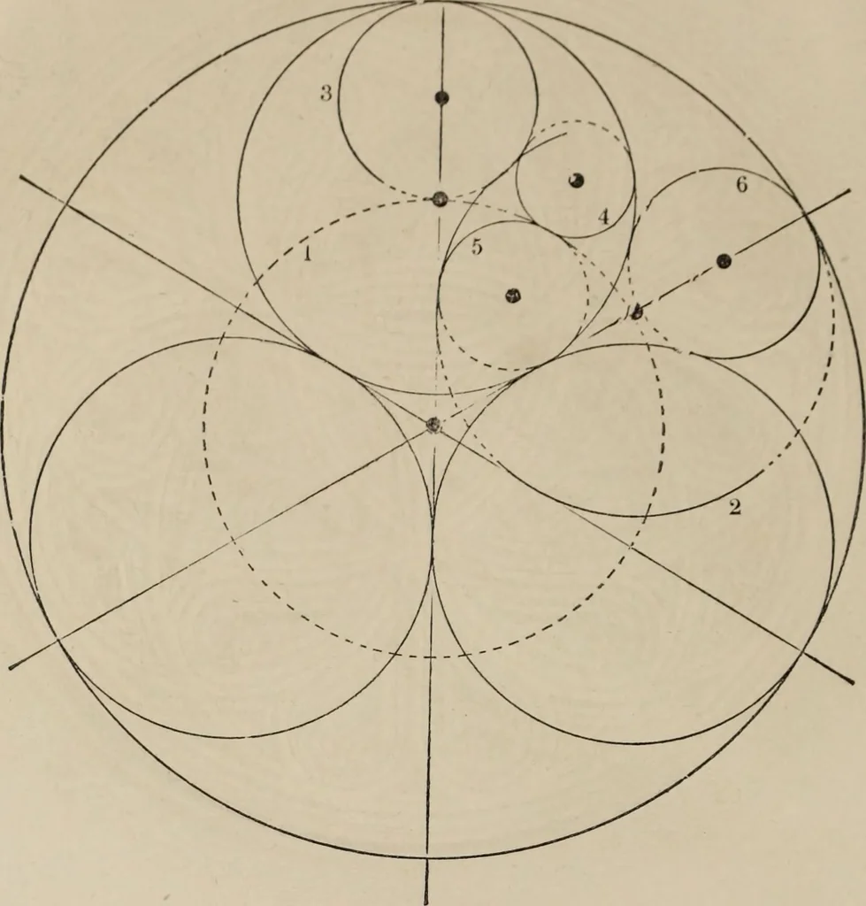 An illustration from The power of form applied to geometric tracery : one hundred designs and their foundations resulting from one diagram, 1851, leaf 43