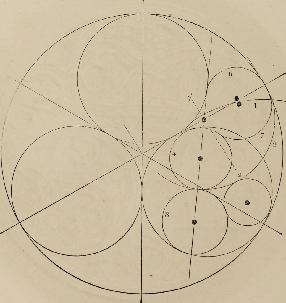 An illustration from The power of form applied to geometric tracery : one hundred designs and their foundations resulting from one diagram, 1851, leaf 51