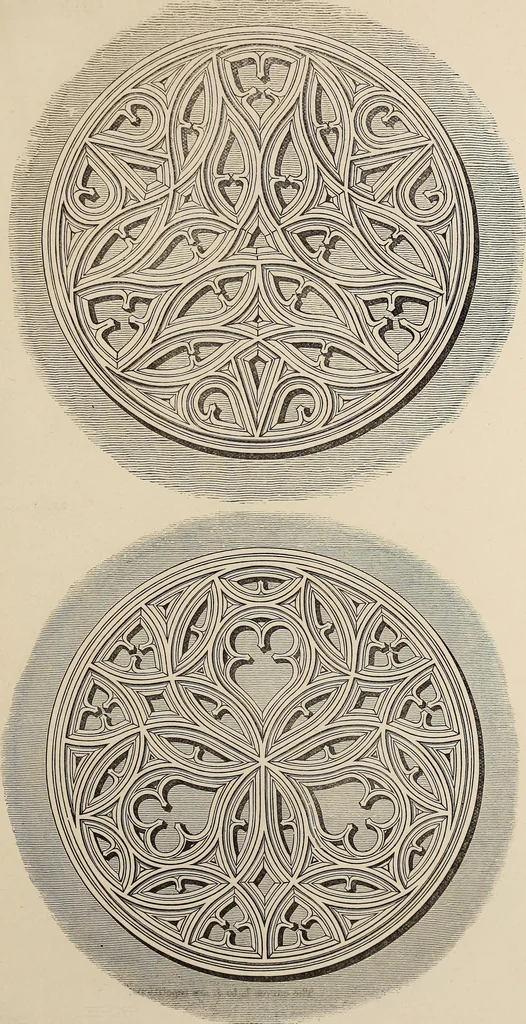 An illustration from The power of form applied to geometric tracery : one hundred designs and their foundations resulting from one diagram, 1851, leaf 62