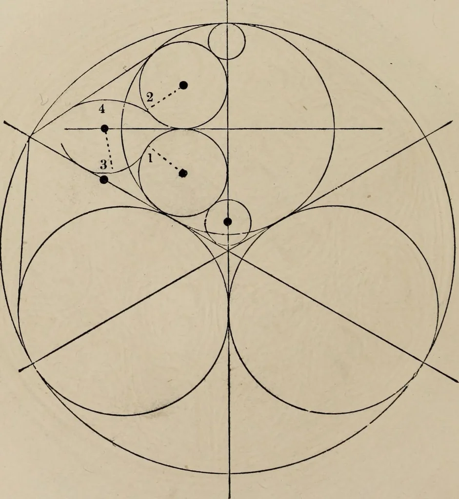 An illustration from The power of form applied to geometric tracery : one hundred designs and their foundations resulting from one diagram, 1851, leaf 71