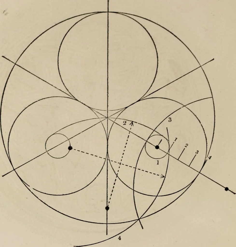 An illustration from The power of form applied to geometric tracery : one hundred designs and their foundations resulting from one diagram, 1851, leaf 75