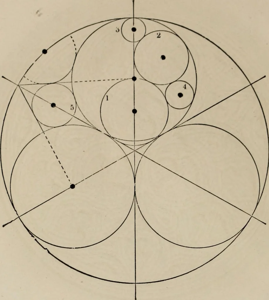 An illustration from The power of form applied to geometric tracery : one hundred designs and their foundations resulting from one diagram, 1851, leaf 79