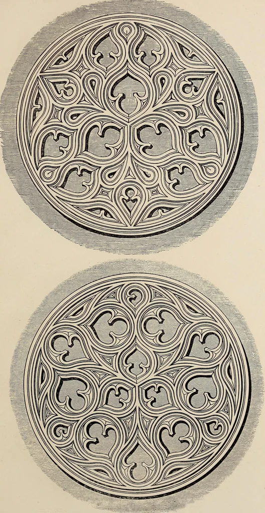 An illustration from The power of form applied to geometric tracery : one hundred designs and their foundations resulting from one diagram, 1851, leaf 80