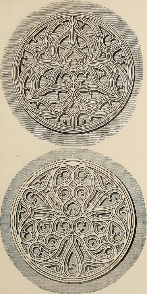 An illustration from The power of form applied to geometric tracery : one hundred designs and their foundations resulting from one diagram, 1851, leaf 82