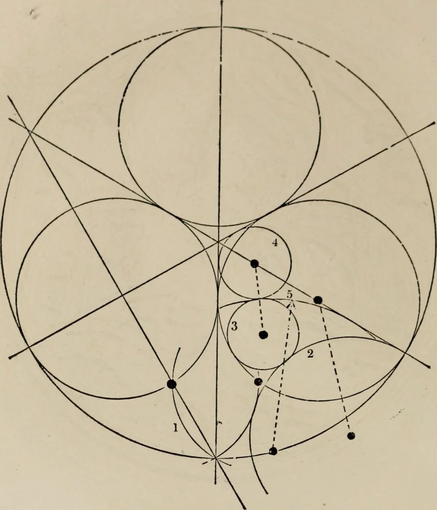An illustration from The power of form applied to geometric tracery : one hundred designs and their foundations resulting from one diagram, 1851, leaf 83