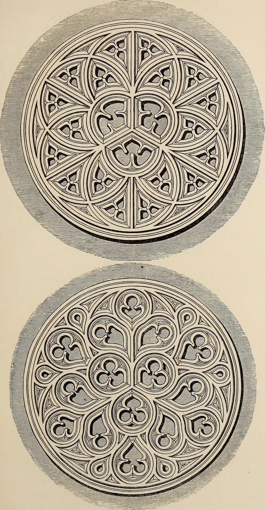 An illustration from The power of form applied to geometric tracery : one hundred designs and their foundations resulting from one diagram, 1851, leaf 86