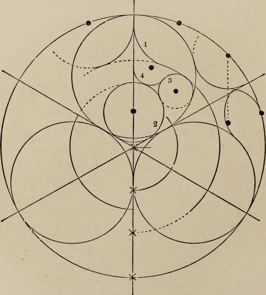 An illustration from The power of form applied to geometric tracery : one hundred designs and their foundations resulting from one diagram, 1851, leaf 89