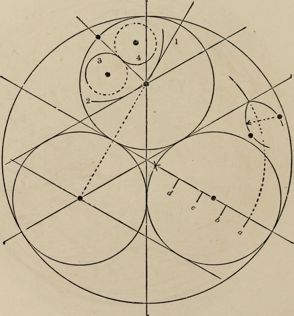 An illustration from The power of form applied to geometric tracery : one hundred designs and their foundations resulting from one diagram, 1851, leaf 91