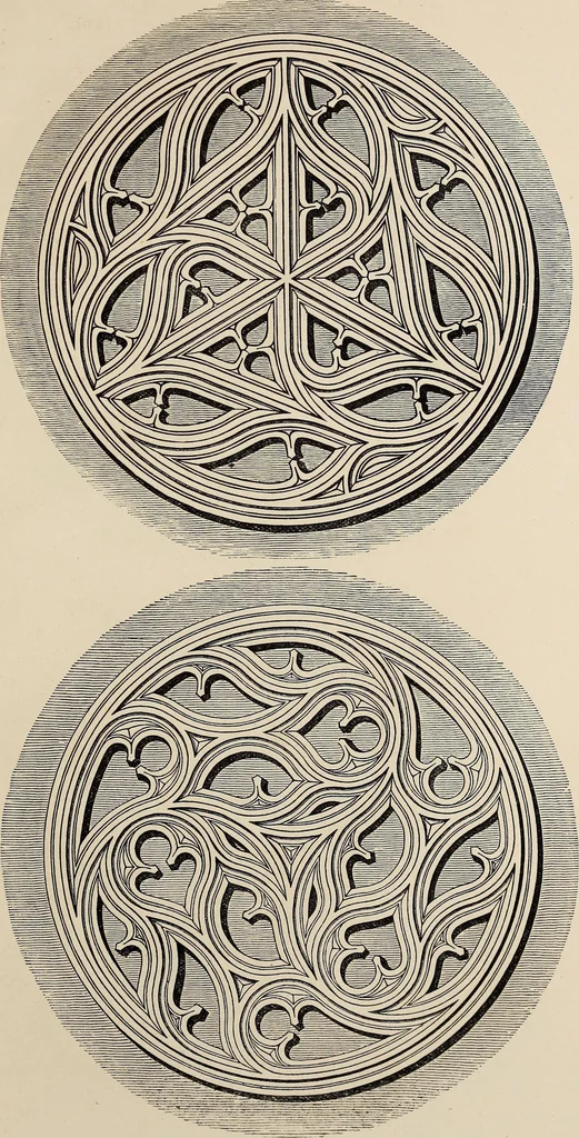 An illustration from The power of form applied to geometric tracery : one hundred designs and their foundations resulting from one diagram, 1851, leaf 94