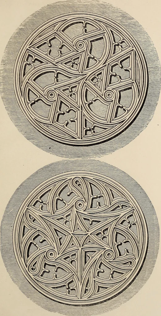 An illustration from The power of form applied to geometric tracery : one hundred designs and their foundations resulting from one diagram, 1851, leaf 98