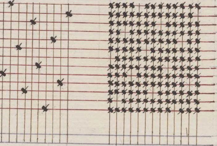 An illustration from Théorie de la fabrication des étoffes de soie, 1841, leaf 118