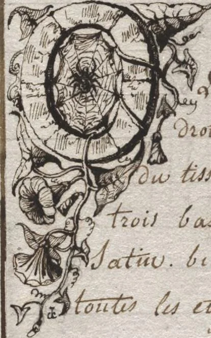 An illustration from Théorie de la fabrication des étoffes de soie, 1841, leaf 12