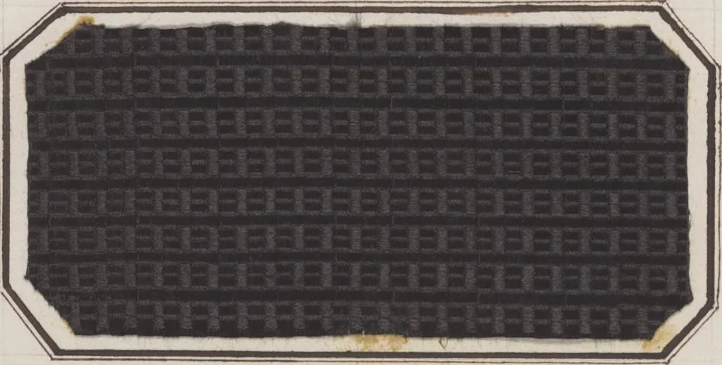 An illustration from Théorie de la fabrication des étoffes de soie, 1841, leaf 216