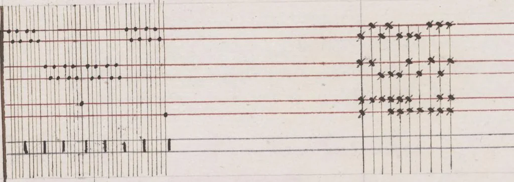An illustration from Théorie de la fabrication des étoffes de soie, 1841, leaf 222