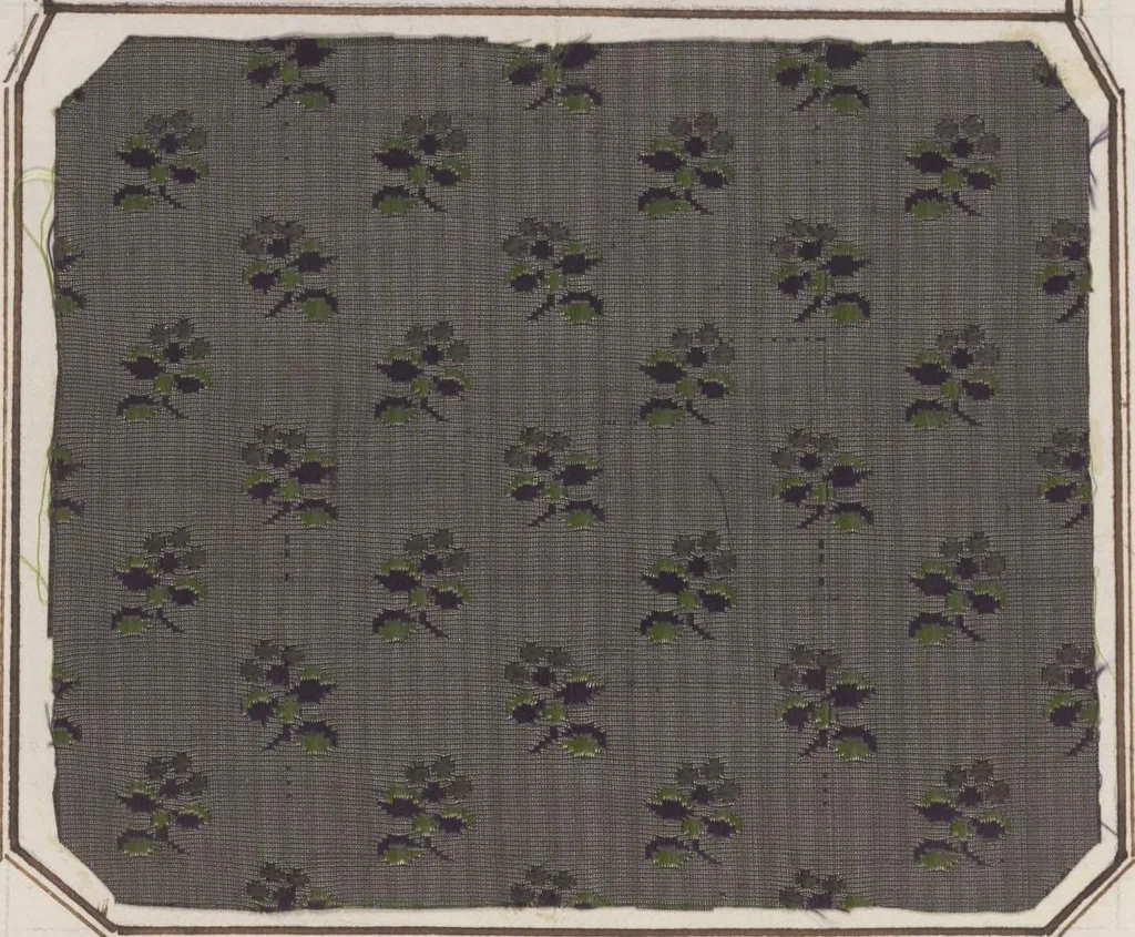 An illustration from Théorie de la fabrication des étoffes de soie, 1841, leaf 256