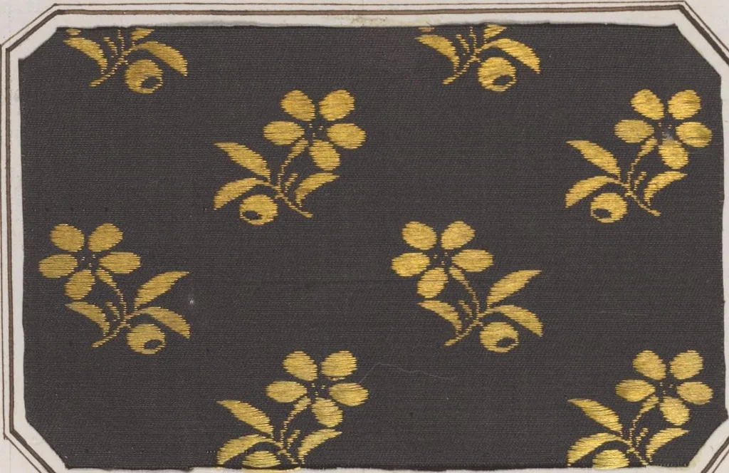An illustration from Théorie de la fabrication des étoffes de soie, 1841, leaf 258