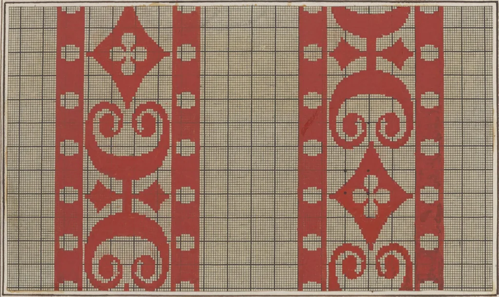 An illustration from Théorie de la fabrication des étoffes de soie, 1841, leaf 278