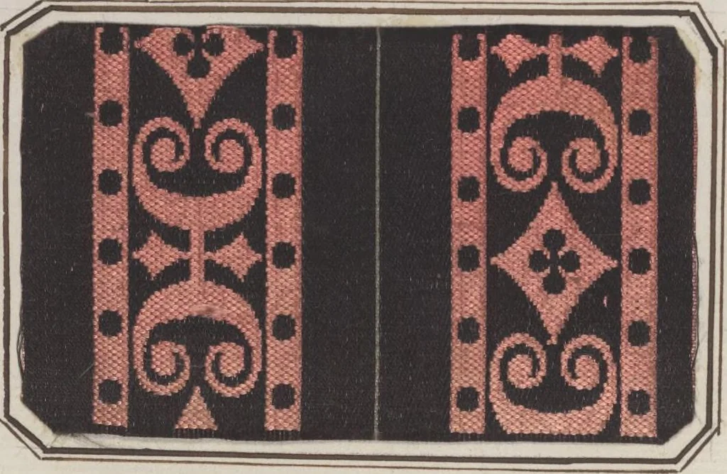 An illustration from Théorie de la fabrication des étoffes de soie, 1841, leaf 278