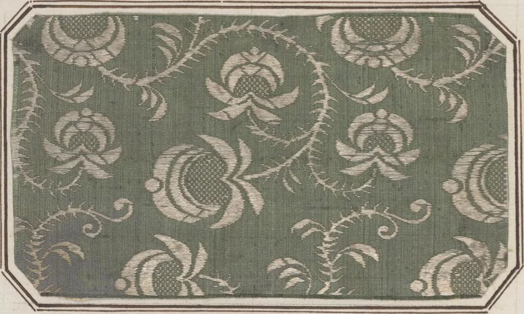 An illustration from Théorie de la fabrication des étoffes de soie, 1841, leaf 280